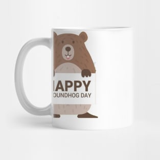 Cute Respect The Groundhog Funny Groundhog Day T-Shirt Mug